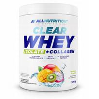 Baltymų papildas ALLNUTRITION Clear Whey Isolate + Collagen 500 g Tropical