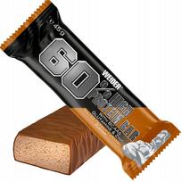 Baltyminis batonėlis WEIDER 60% be cukraus, karamelės skonio, 45 g