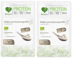 Proteino rudieji ryžiai BeOrganic BIO 200g be laktozės ir gliuteno