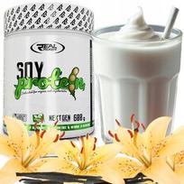 Vegetariškas sojų baltymas Real Pharm SOY PROTEIN 600g vanilės skonio