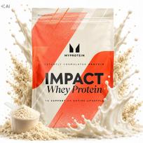 Išrūgų baltymų milteliai MYPROTEIN Impact WPC 1 kg, be skonio, be saldiklių