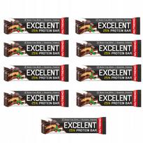 Baltyminis batonėlis NUTREND Excelent 25% 85g, šokolado ir nugos skonio