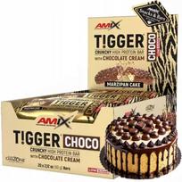 Baltyminis batonėlis Amix Bar Tigger 60g marcipano skonio