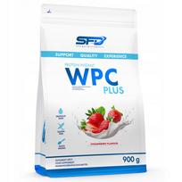 Baltyminiai milteliai SFD WPC PROTEIN PLUS 900g braškių skonio