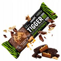 Baltyminis batonėlis Keto be cukraus 60 g tamsaus šokolado ir karamelės