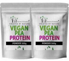 Žirnių baltymų izoliatas FOREST VITAMIN 500g veganiškas natūralus