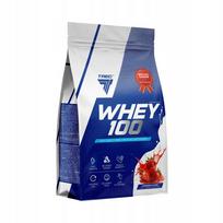 Baltyminiai milteliai Trec Whey 100 WPC 700g braškių skonio