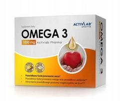 Maisto papildas Activlab Omega 3 rūgštys, 60 kaps.