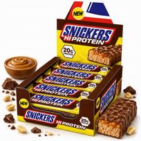 Baltyminis batonėlis MARS Snickers Hi Protein 55g su šokoladu ir karamele