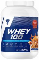 Išrūgų baltymų koncentratas Trec Whey 100 2000g, sūrios karamelės skonio