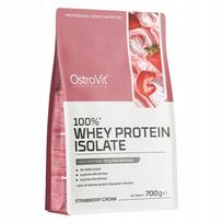 Išrūgų baltymai OSTROVIT 100% kreminio braškių skonio, 700 g, 2 vnt.