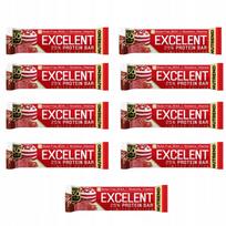 Baltyminis batonėlis Nutrend Excelent Cake Strawberry 85 g