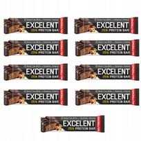 Baltyminis batonėlis Nutrend Excelent šokoladas riešutai 85 g