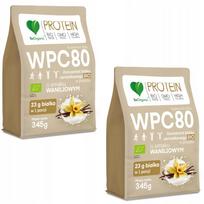 Išrūgų baltymų milteliai Be Organic BIO WPC 80 Vanilla 345 g be cukraus