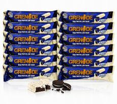 Baltyminis batonėlis Grenade 60g, white oreo, rinkinys 12 vnt.