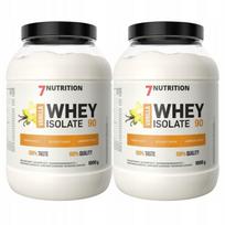 Išrūgų izoliatas 7Nutrition Whey Isolate WPI 90 Vanilla 1000 g, 2 vnt.