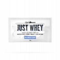 Išrūgų baltymų milteliai GymBeam Just Whey 30g kokosų ir baltasis šokoladas