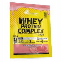 Išrūgų baltymų kompleksas Olimp Whey Protein Complex100% 35g braškių skonio