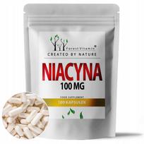 Vitaminas B3 niacinas 100 mg, 100 kapsulių