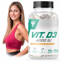 Maisto papildas TREC VITAMIN D3 4000 IU, 90 kapsulių
