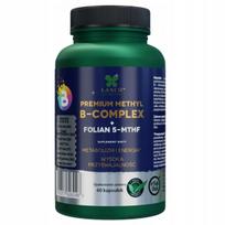 Maisto papildas Lanco Nutritions Methyl B-Complex + 5-MTHF Folate, 60 kapsulių