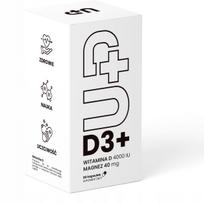 Vitaminas D3 4000 IU su magniu UP Health Pharma 60 kapsulių
