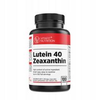 Maisto papildas VITAFIT LUTEIN STRONG 40mg ZEAXANTHIN 100 kapsulių