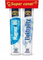 Maisto papildas KRUGER Vital Power Magnesium B6 + elektrolitai, 2 x 20 tablečių