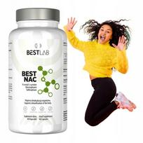 Maisto papildas BestNAC BEST LAB N-acetyl L-cysteine NAC Sulforaphane, 60 kapsulių