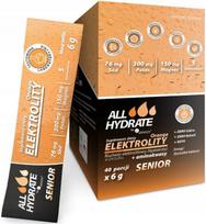 Elektrolitų lazdelės SENIOR apelsinų skonio 6g x 40, su magniu ir kaliu