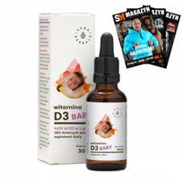 Vaikams skirtos vitamino D3 lašai AURA HERBALS, 30 ml