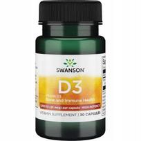 Vitaminai SWANSON Vitamin D3 1000 IU 30 kaps.