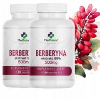 Maisto papildas BERBERINE 98% ekstraktas 500 mg, 2 pakuotės