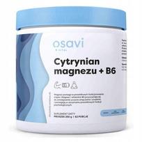 Magnio citratas su B6 milteliai 250g naturalus Osavi