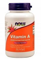 Vitaminas A NOW FOODS 25000 IU 250 kapsulių