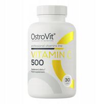 Vitaminas C OstroVit 500 mg, 30 tablečių