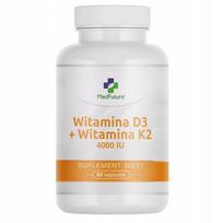 Vitaminas D3 4000 IU + K2, kaulams, imunitetui ir širdžiai