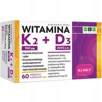 Vitaminų K2 100 ir D3 2000 minkštos kapsulės, 60 vnt., MBM Pharma