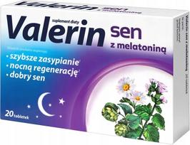Maisto papildas Valerin Sen su melatoninu, 20 tablečių