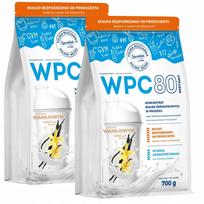 Išrūgų baltymų koncentratas SPOMLEK WPC80 vanilės skonio 700 g