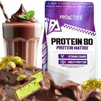 Išrūgų baltymai PROTEIN WPC 80 700g DUBAI CHOCOLATE su vitaminais