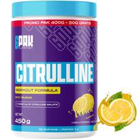 Citrulline Malate milteliai 450g, citrinos skonio, 6PAK
