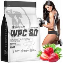 Išrūgų baltymai HERKULES WPC 80 900g su BCAA ir aminorūgštimis