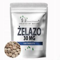Geležies papildas Furaman 30mg 100 tablečių vegetariams