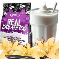 Proteino izoliatas be cukraus Real Pharm Isolate 100 1800g vanilinis