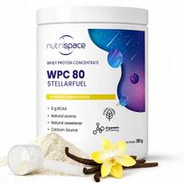 Išrūgų baltymų koncentratas Nutrispace WPC 80 vanilinis 385g