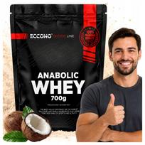 Baltyminiai milteliai ECCONO Anabolic Whey Protein 700g kokosų skonio