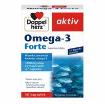 Maisto papildas Omega-3 FORTE 30 kapsulių Doppelherz aktiv