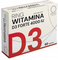 Maisto papildas RING VITAMIN D3 FORTE 4000 IU, 60 kapsulių