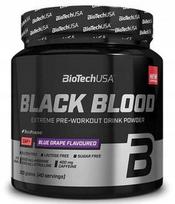 Maisto papildas BioTech Black Blood CAF+ 300g, mėlynių skonio